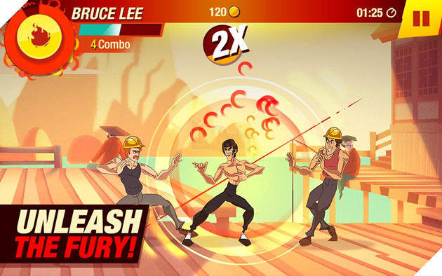 Đấm đá đã đời trong game mobile về huyền thoại Lý Tiểu Long