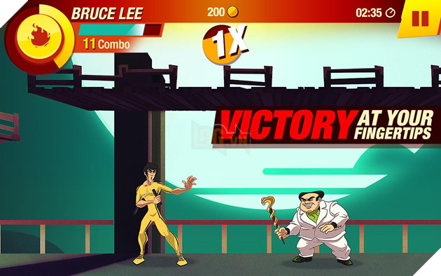 Đấm đá đã đời trong game mobile về huyền thoại Lý Tiểu Long