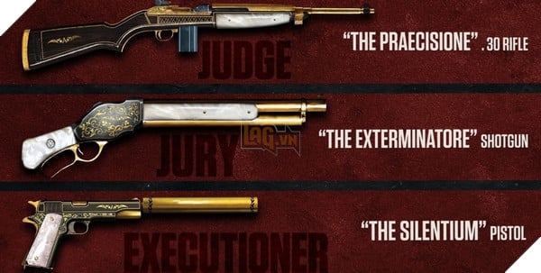 Mafia III miễn phí gói vũ khí Judge, Jury and Executioner 