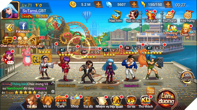 Quyền Vương 98 dính bug kim cương