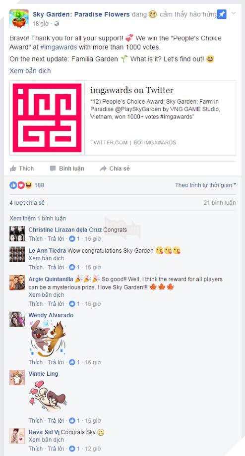 Khu Vườn Trên Mây Mobile