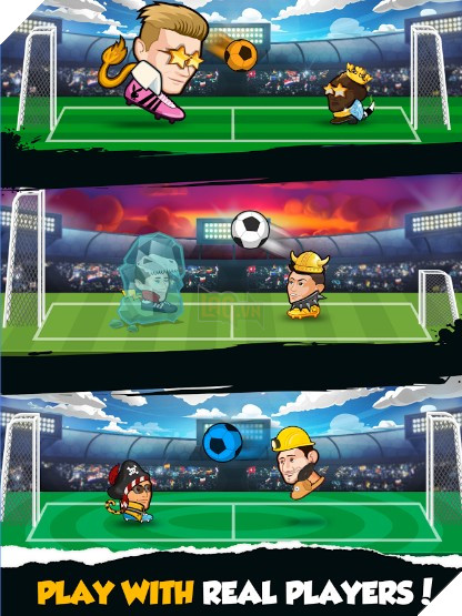 Online Head Ball - Game bóng đá đối kháng cực vui nhộn trên Mobile