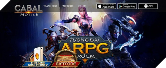 Nhìn landing page Cabal Mobile chất thế kia, không chen chân báo danh thì phí! - ảnh 1