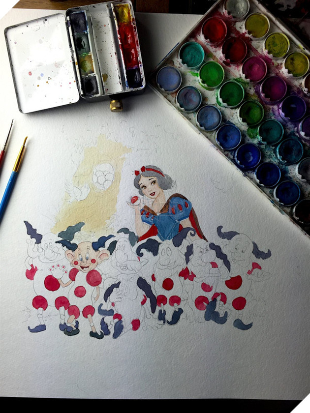 Những nét vẽ phác thảo đầu tiên của chàng họa sỹ Wilberth Gonzalez