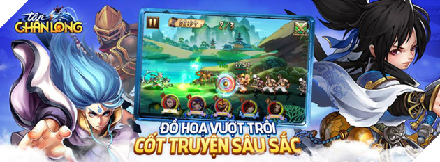 Tân Chân Long - Game mobile lai chiến thuật chuẩn bị ra mắt tại Việt Nam