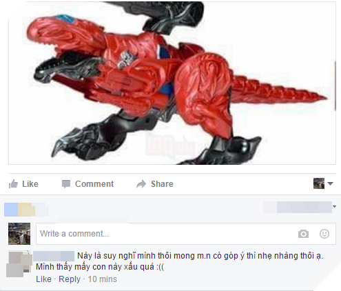 Fan hâm mộ Power Rangers kêu ca vì tạo hình của robot khổng lồ quá... xấu