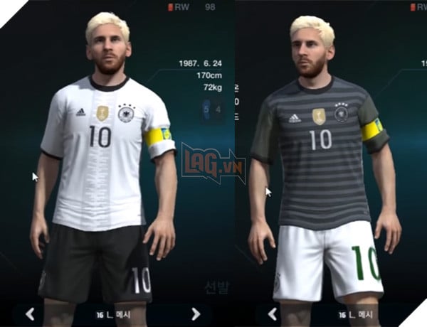 Những mẫu áo đấu mùa giải ‘16-’17 mới cập nhật trong FIFA Online 3 Hàn Quốc