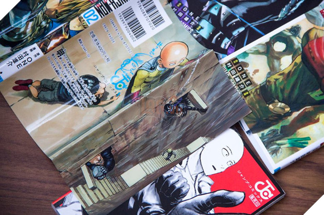 
Hình ảnh bìa 3D của cuốn truyện tranh One-Punch Man
