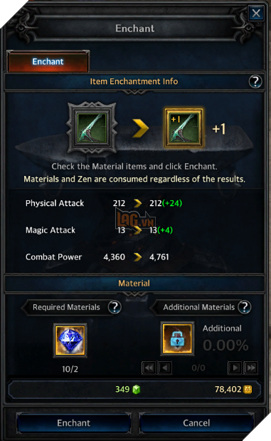 MU Legend: Hướng dẫn chi tiết hệ thống nâng cấp trang bị 3