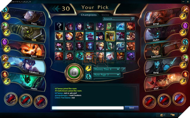 Khi xếp hạng mùa 7 tăng lượt BAN lên 10, các bạn sẽ phải CẤM theo trình tự như thế này đây