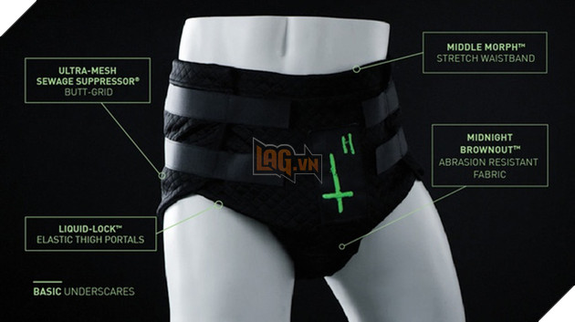 Xuất hiện chiếc quần lót đầu tiên trên thế giới được thiết kế dành cho game thủ