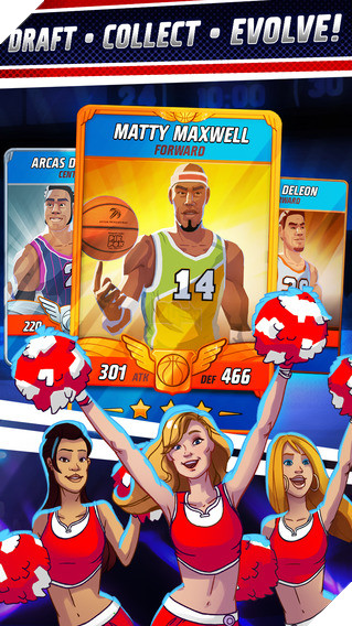 Khi hành động, chiến thuật, thẻ bài kết hợp ra game mobile về... bóng rổ