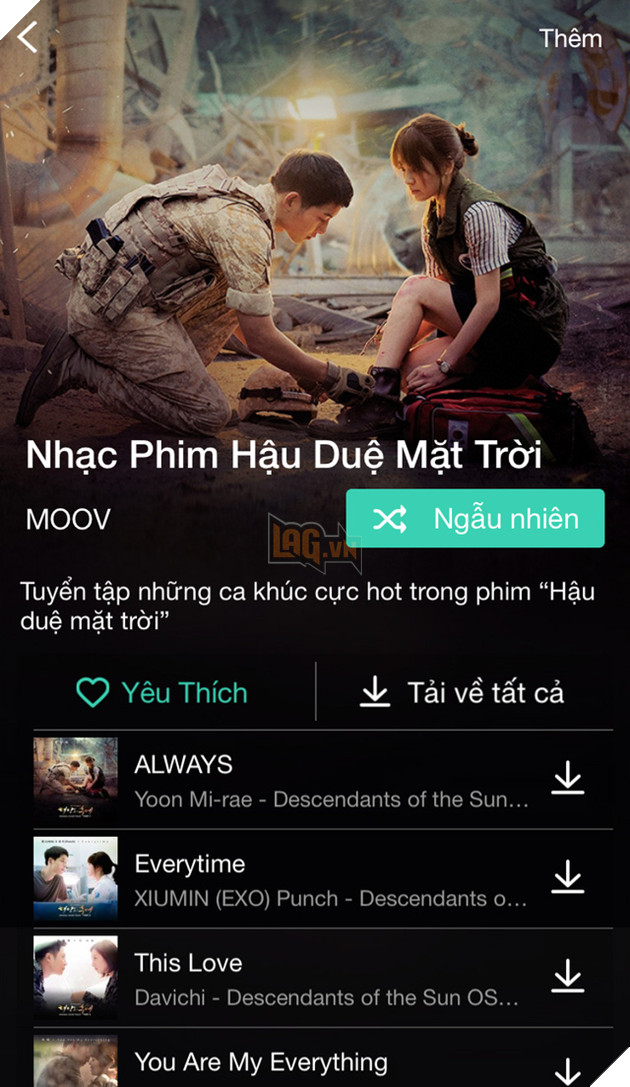 MOOV - Ứng dụng nghe và tải nhạc hàng đầu châu Á cập bến Việt Nam 7