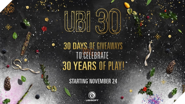 Sự kiện tặng game và một số thứ khác trong 30 ngày của Ubisoft