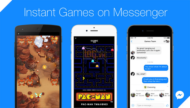 Facebook giới thiệu hàng loạt mini game mới cho ứng dụng Messenger