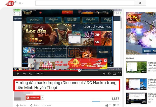 LMHT: Cảnh báo Hack Disconnect đã trở lại và nguy hiểm hơn nữa