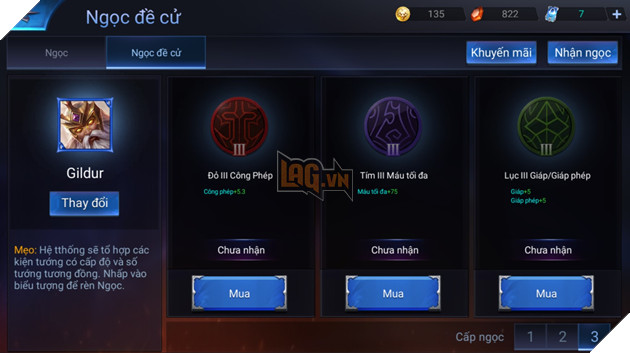 HƯỚNG DẪN CƠ BẢN: XÂY DỰNG BẢNG NGỌC TRONG LIÊN QUÂN MOBILE 5