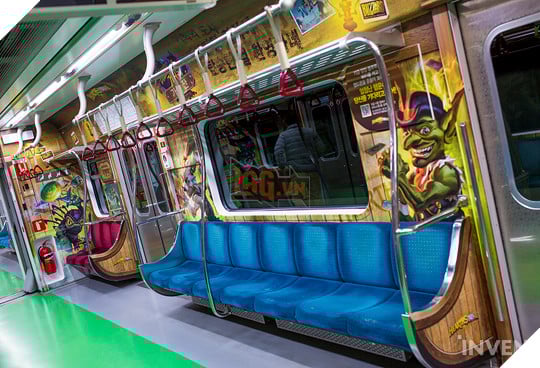 Tàu điện cao tốc Hearthstone "độc nhất vô nhị" chỉ có tại Hàn Quốc