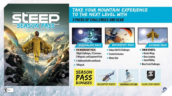 Photo of Ubisoft công bố chi tiết gói Season Pass và DLC của Steep
