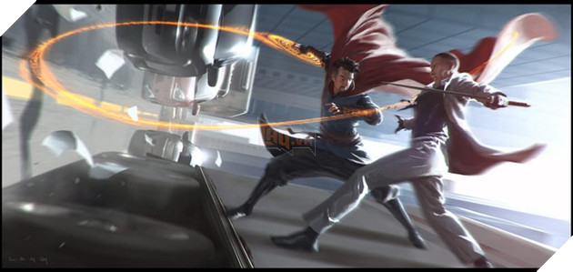 
Vòng ánh sáng còn dùng được như vũ khí... trong phim thì chỉ có The Ancient One dùng chiêu này còn Dr Strange gần như không thấy dùng.
