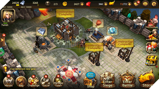 Knight Lord - Game nhập vai 3D bối cảnh Châu Âu tuyệt hay trên mobile