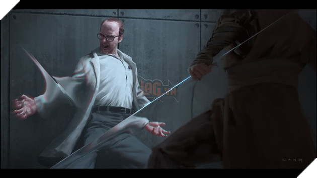 
Những nhát chém ban đầu được dự định làm với hiệu ứng kĩ xảo tuyệt vời hơn, tạo cảm giác như chẽm xuyên không gian.
