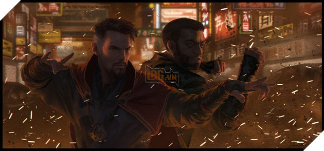 
Cuộc chiến cuối cùng diễn ra trong khói và lửa nhưng Doctor Strange trên phim không hề có kiểu tay lả lướt như thế này đâu nhé bởi thực tế thì ông ta cũng vừa mới được học phép thuật thôi...
