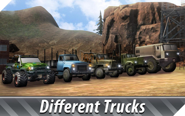 Russian Trucks Offroad 3D - Chơi game mà cứ như thử thách lái xe ngoài đời vậy