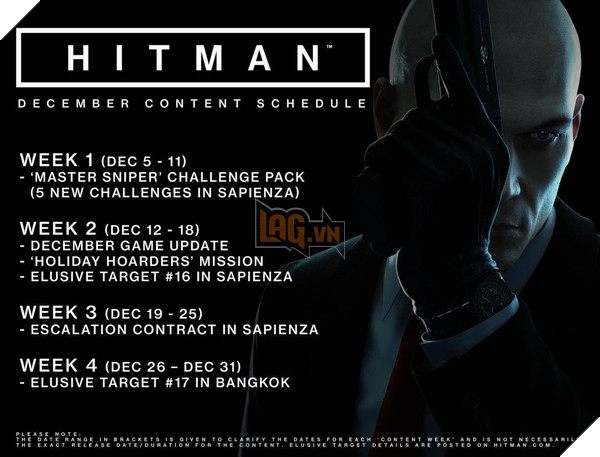 Hitman giới thiệu nhiệm vụ Giáng sinh