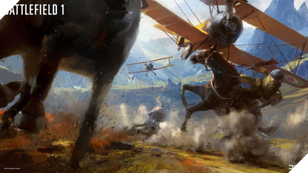 
Bức vẽ thể hiện sự tàn khốc của chiến tranh - điều mà Battlefield 1 cũng đã tái hiện rất tốt.
