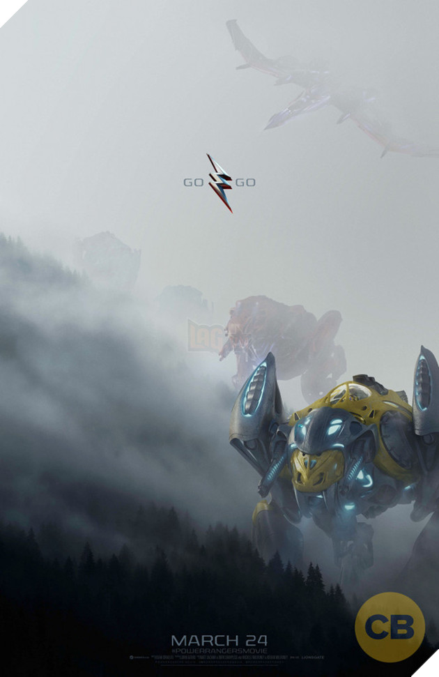 
Hình ảnh poster mới với robot khổng lổ Zord xuất hiện
