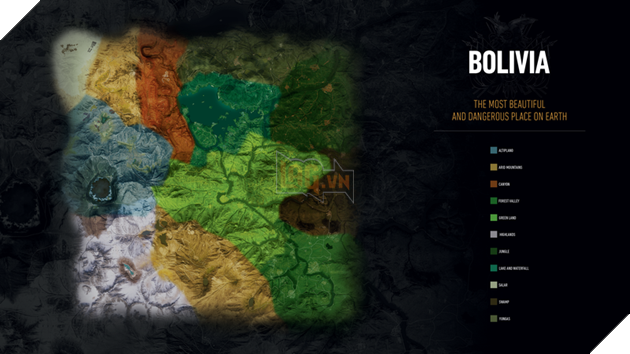 Ghost Recon: Wildlands hé lộ bản đồ chất và rộng lớn chẳng kém gì GTA V