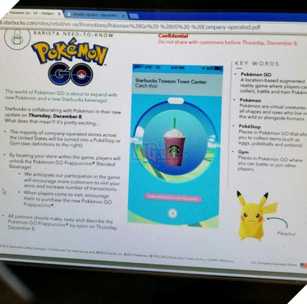 Lại xuất hiện thêm thông tin mới thú vị nữa về Pokemon GO