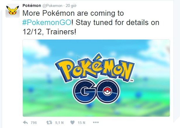 Lại xuất hiện thêm thông tin mới thú vị nữa về Pokemon GO