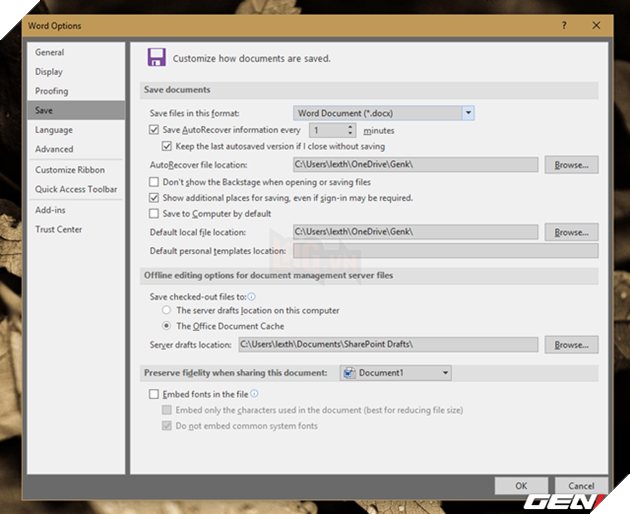 Những giải pháp giúp khôi phục lại tập tin Word bị lỗi trong Office 2016 2