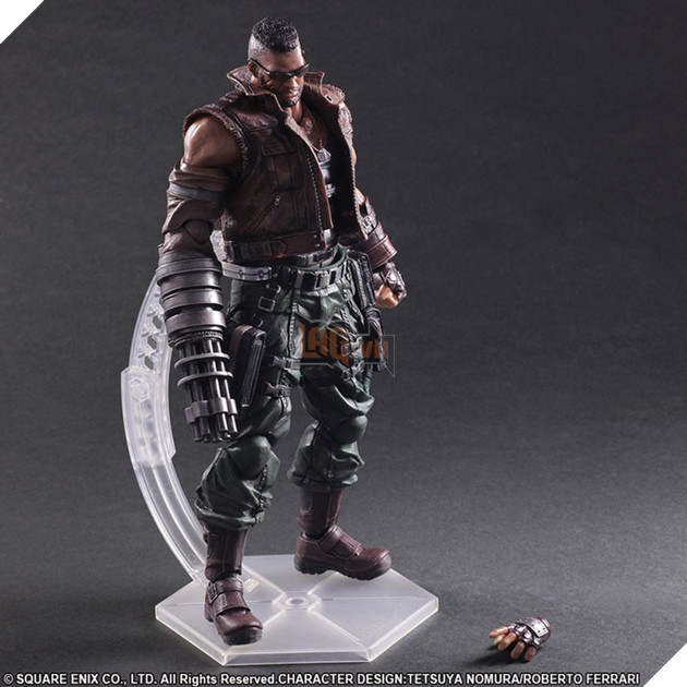 
Barret trông cũng rất ngầu với diện mạo trông giống trong Final Fantasy VII Remake hơn là bộ phim Advent Children.
