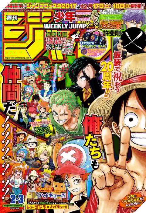 Các họa sĩ truyện tranh đình đám thi nhau chúc mừng One Piece tròn 20 năm tuổi