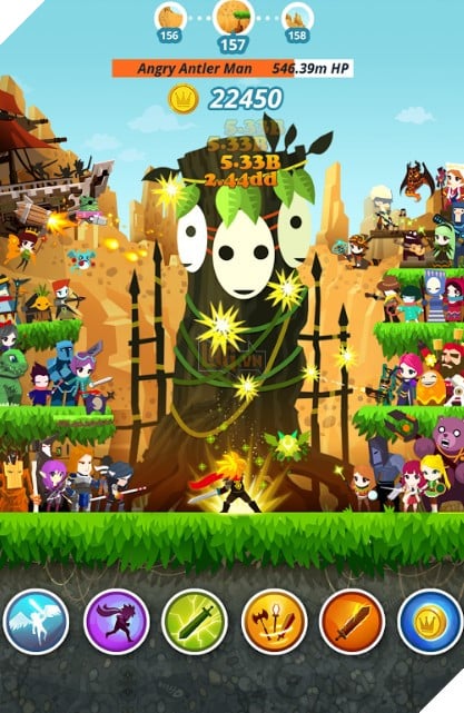 Tap Titans 2 - Tựa game khiến người chơi dễ mỏi tay nhất Thế giới