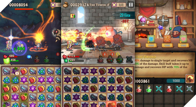 Hero Emblems - Khi xếp kim cương kết hợp nhập vai đánh quái