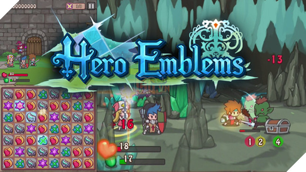 Hero Emblems - Khi xếp kim cương kết hợp nhập vai đánh quái