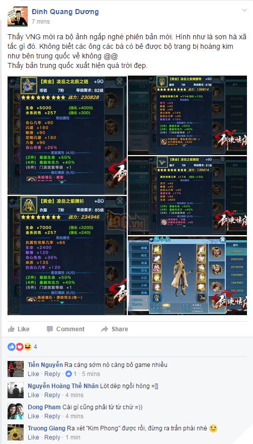 võ lâm truyền kỳ mobile phiên bản mới