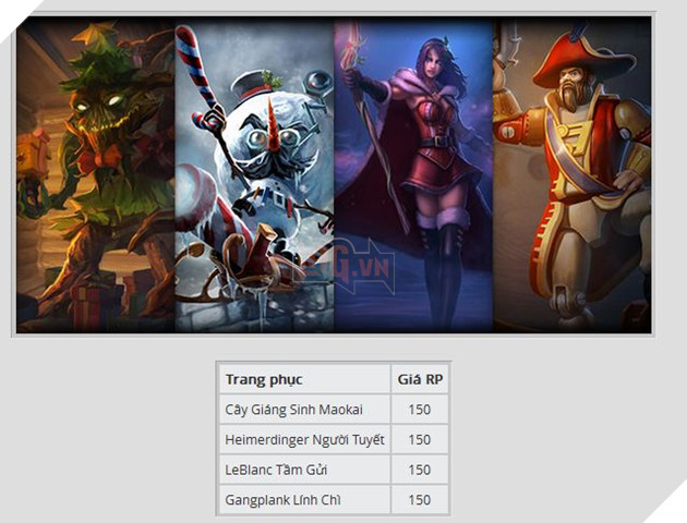 LMHT: Chính thức mở bán tất cả trang phục Lễ Hội Tuyết Rơi 15