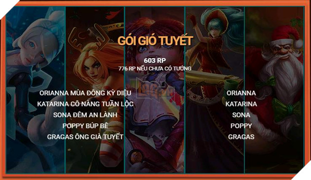 LMHT: Chính thức mở bán tất cả trang phục Lễ Hội Tuyết Rơi 11