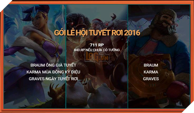 LMHT: Chính thức mở bán tất cả trang phục Lễ Hội Tuyết Rơi 7