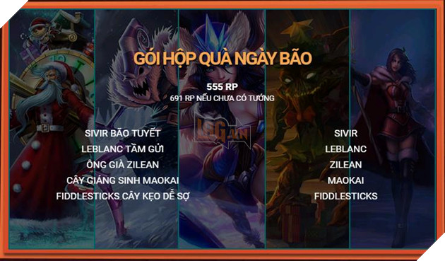 LMHT: Chính thức mở bán tất cả trang phục Lễ Hội Tuyết Rơi 9