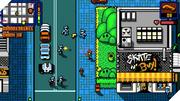 Retro City Rampage DX - Cực đỉnh GTA theo phong cách 8-bit trên Mobile
