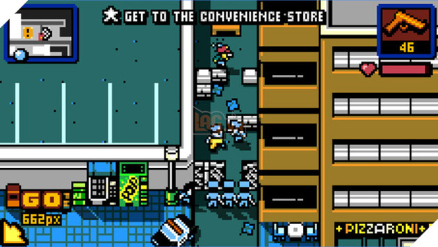 Retro City Rampage DX - Cực đỉnh GTA theo phong cách 8-bit trên Mobile