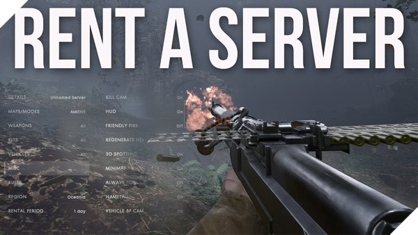 Toàn bộ tính năng có thể xuất hiện trong server thuê của Battlefield 1