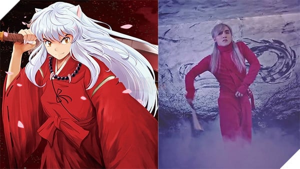Ngay cả Inuyasha cũng bị lôi vào cuộc tìm kiếm nguồn gốc của Lạc trôi với màu trang phục, màu tóc khá giống.