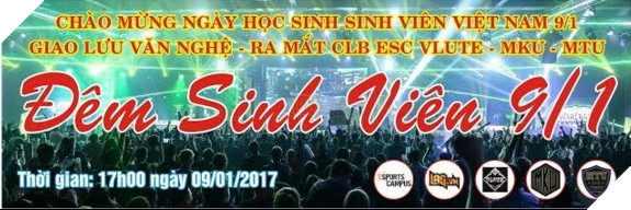 Chi tiết sự kiện ra mắt CLB Esport Club tại Vĩnh Long - Đêm Sinh Viên 9/1  2